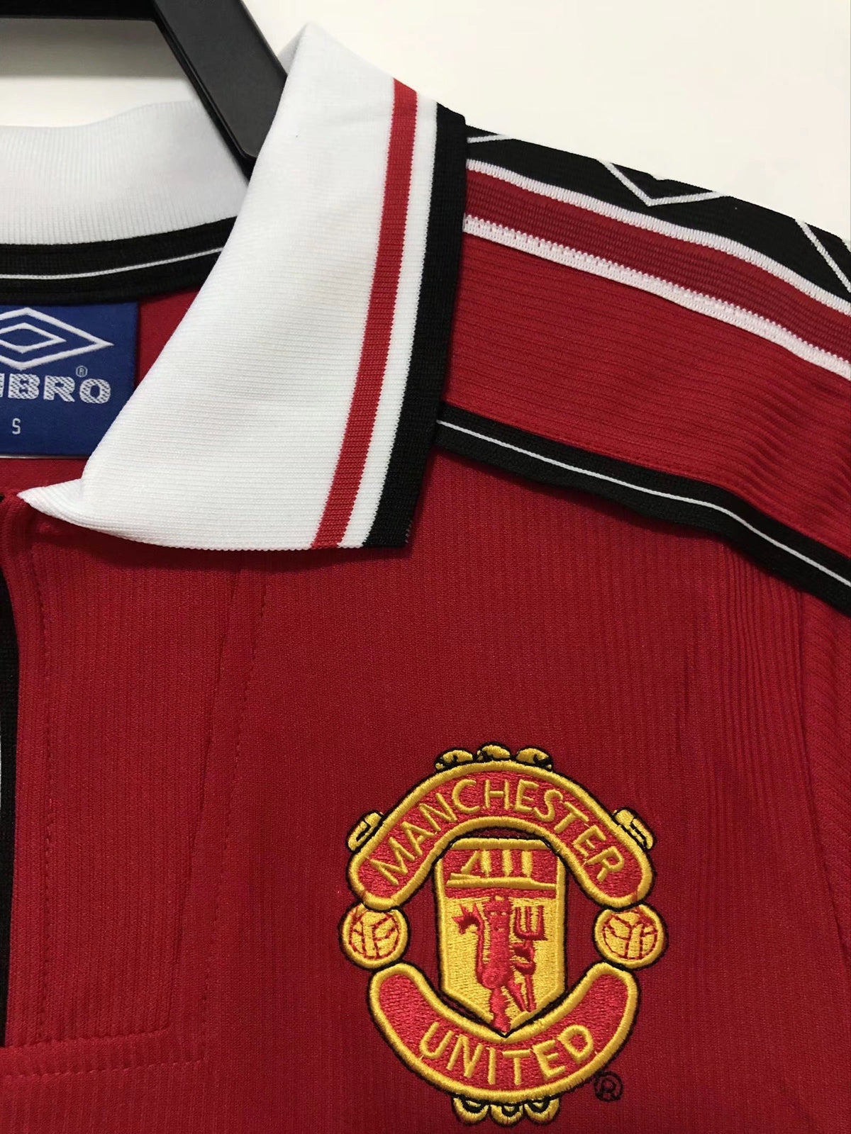 Maglia a maniche lunghe da casa del Manchester United - 1998-99