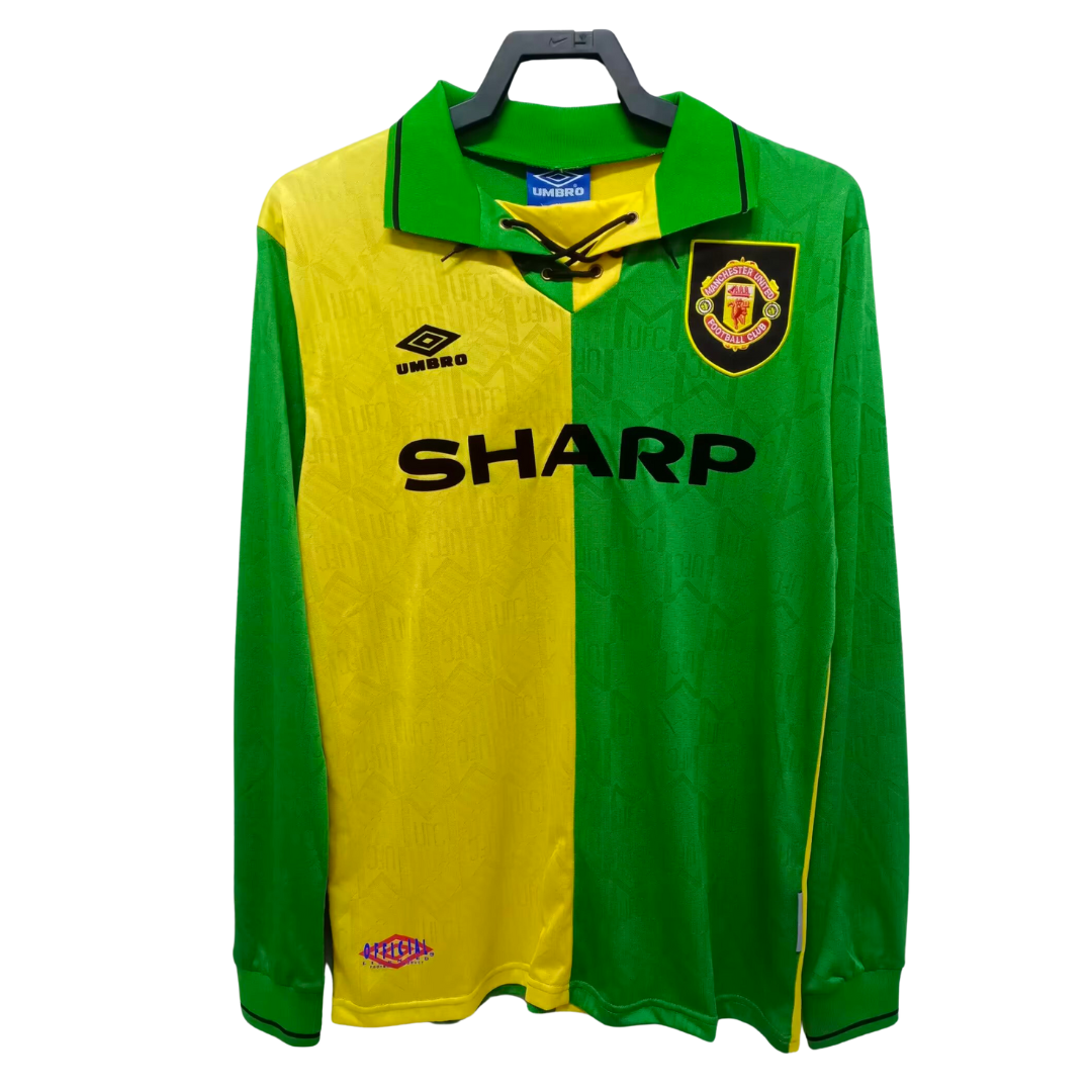 Manchester United derde shirt met lange mouwen - 1992-94