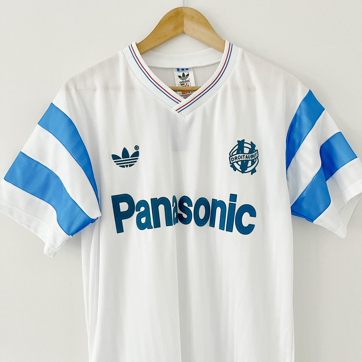 Retro Olympique Marseille-thuisshirt 1990-91