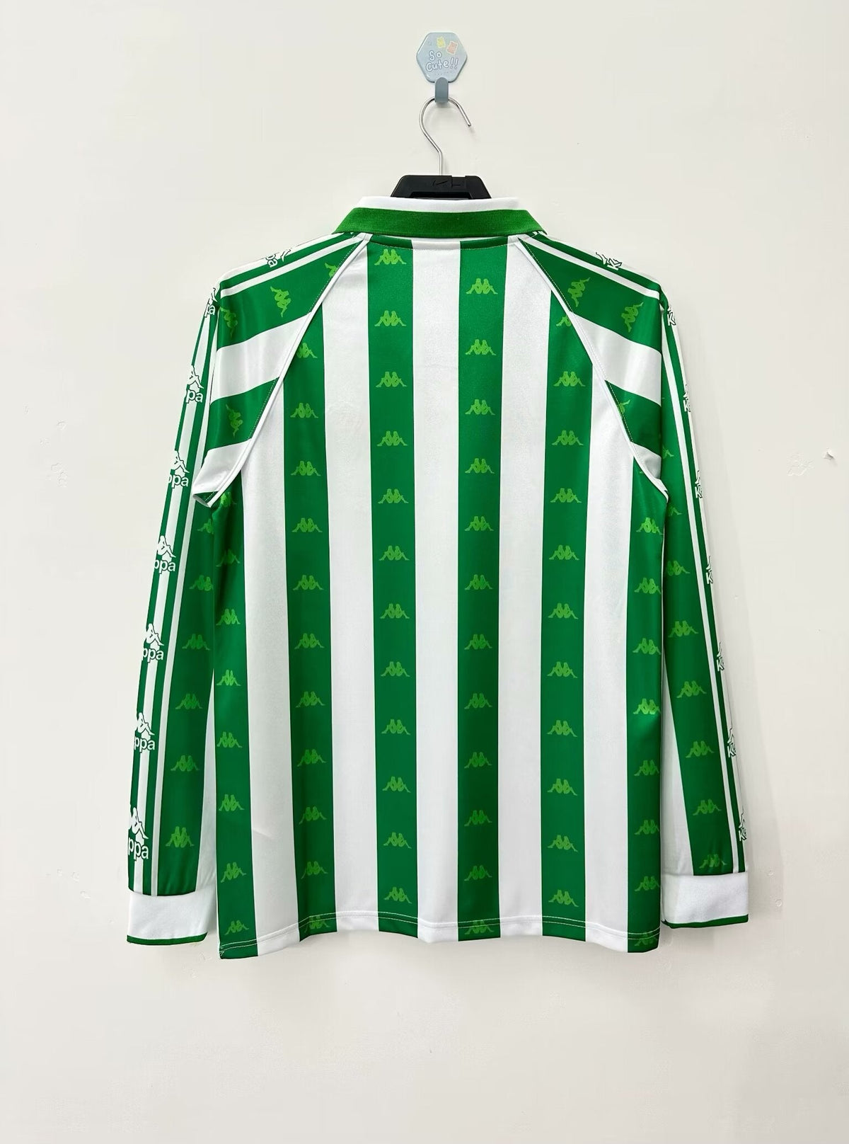 Real Betis thuisshirt met lange mouwen - 1995-97