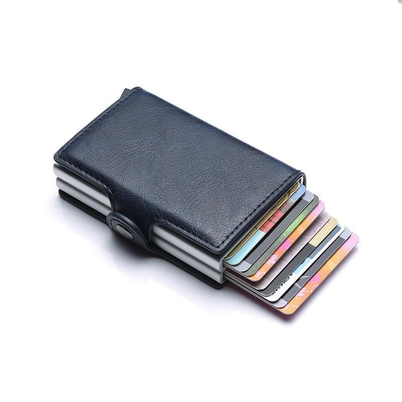 Minimalism RFID Automatic Pop-up & Pull-out Leather Fashion Wallet
