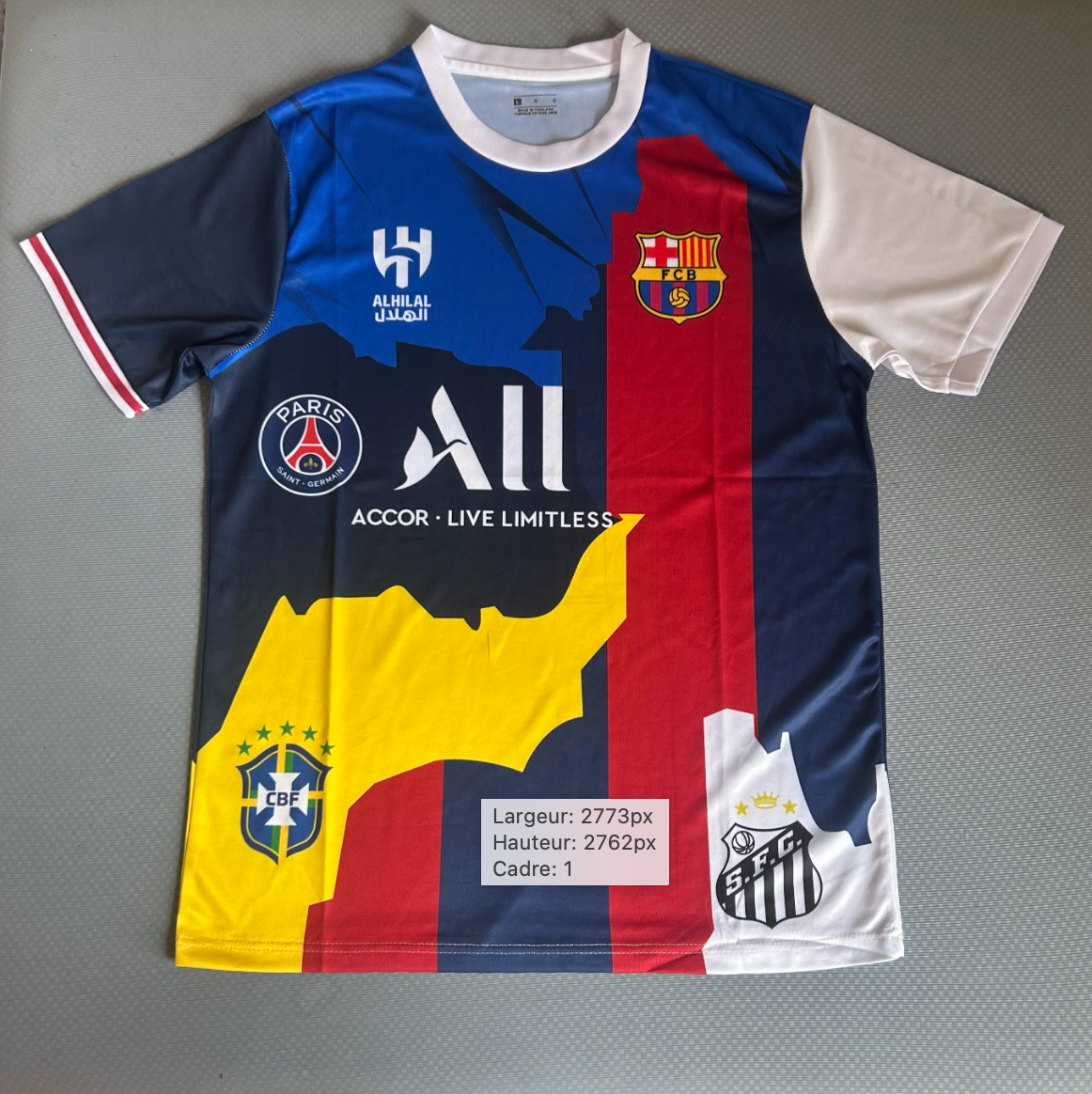 Maillot de Neymar toutes équipes