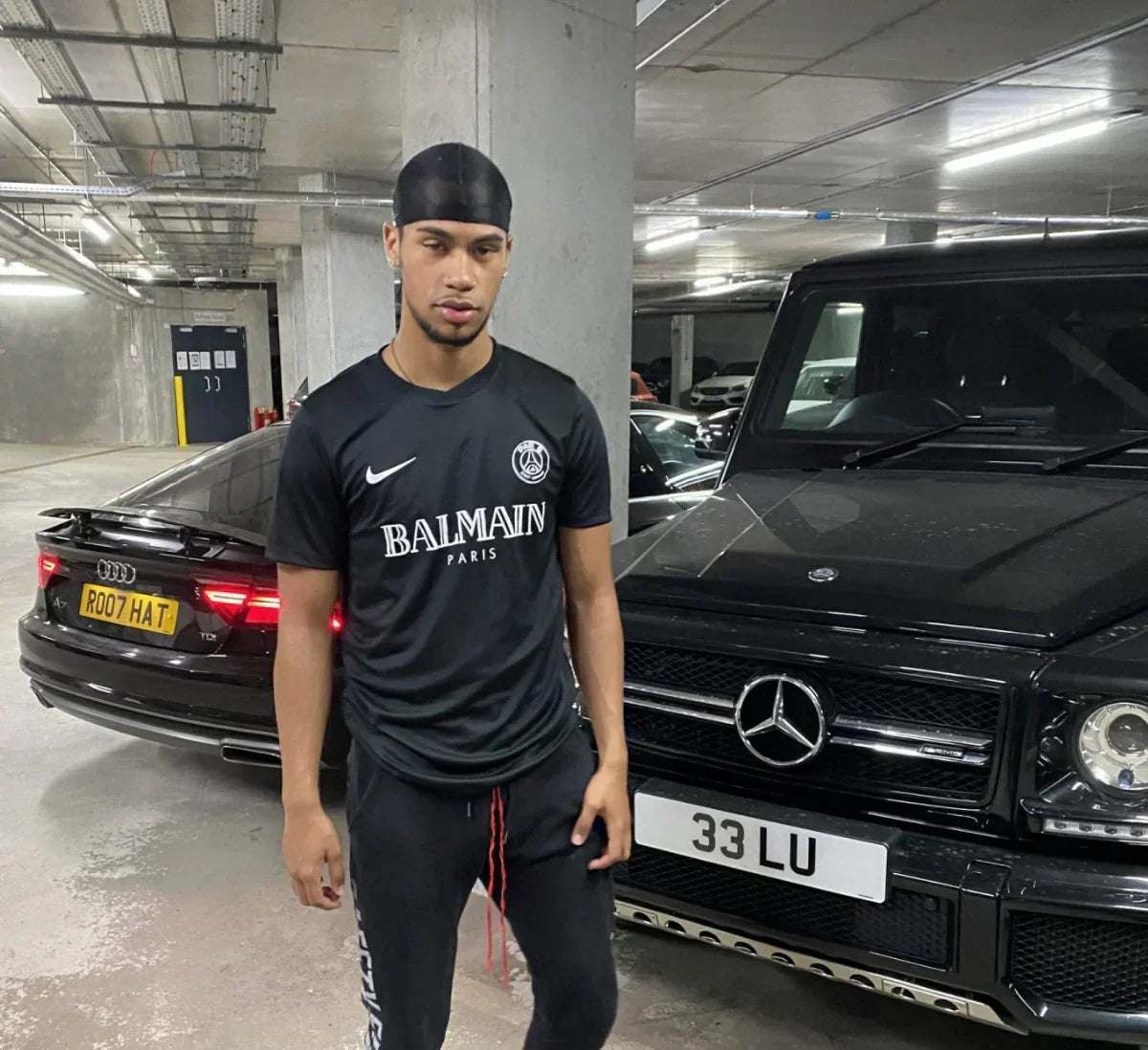 Balmain PSG jersey Black