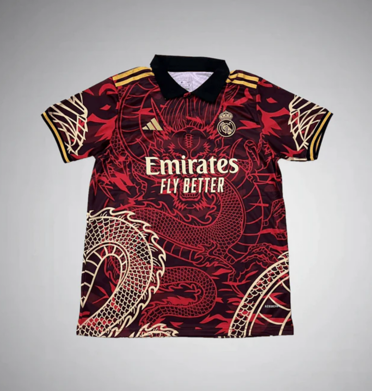 Maillot rouge Real Madrid Dragón De Fuego