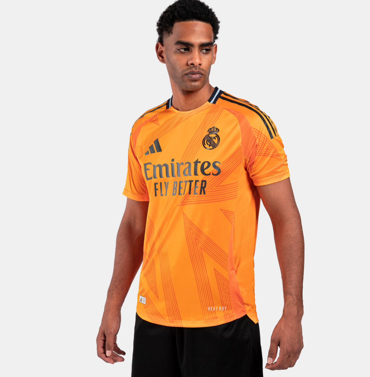 Real Madrid 2024/2025 Away Kit Orange
