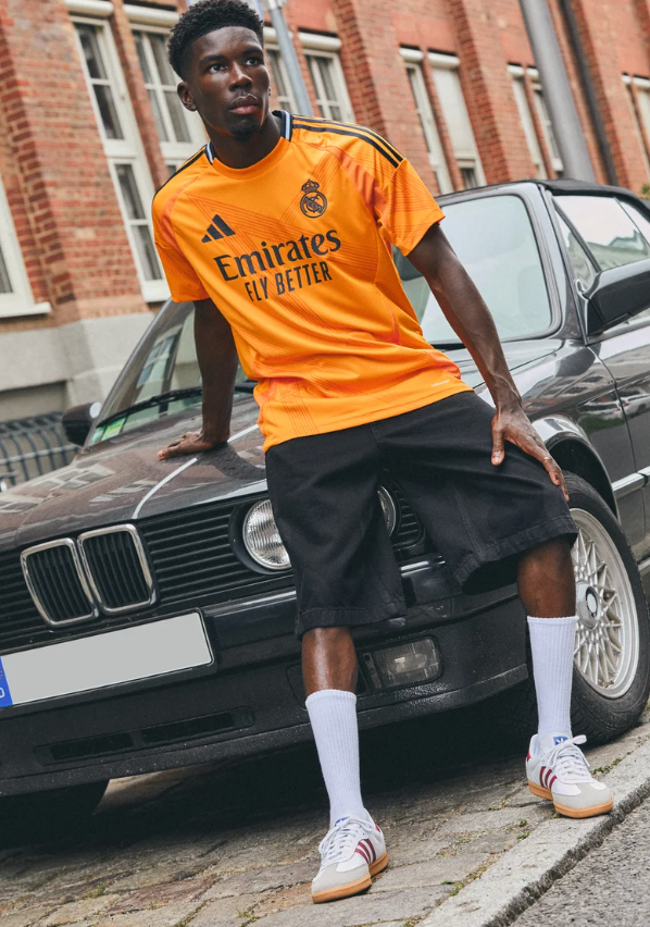 Real Madrid 2024/2025 Away Kit orange
