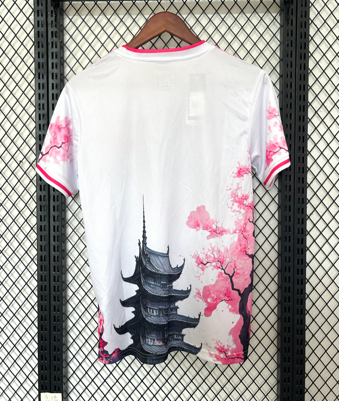 Japan roze draak wit voetbalshirt 2025/2026-editie