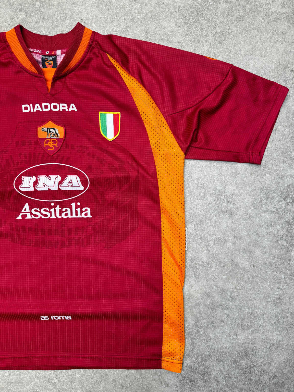 Maglia rétro casalinga dell'AS Roma 1997/1998