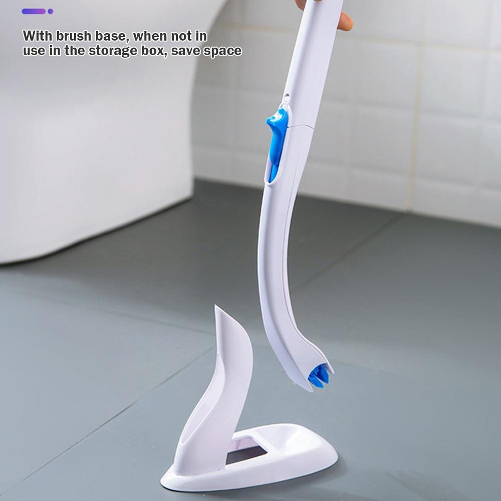Disposable Toilet Cleaning Brush Set
