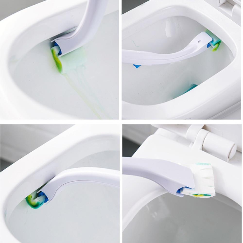 Disposable Toilet Cleaning Brush Set