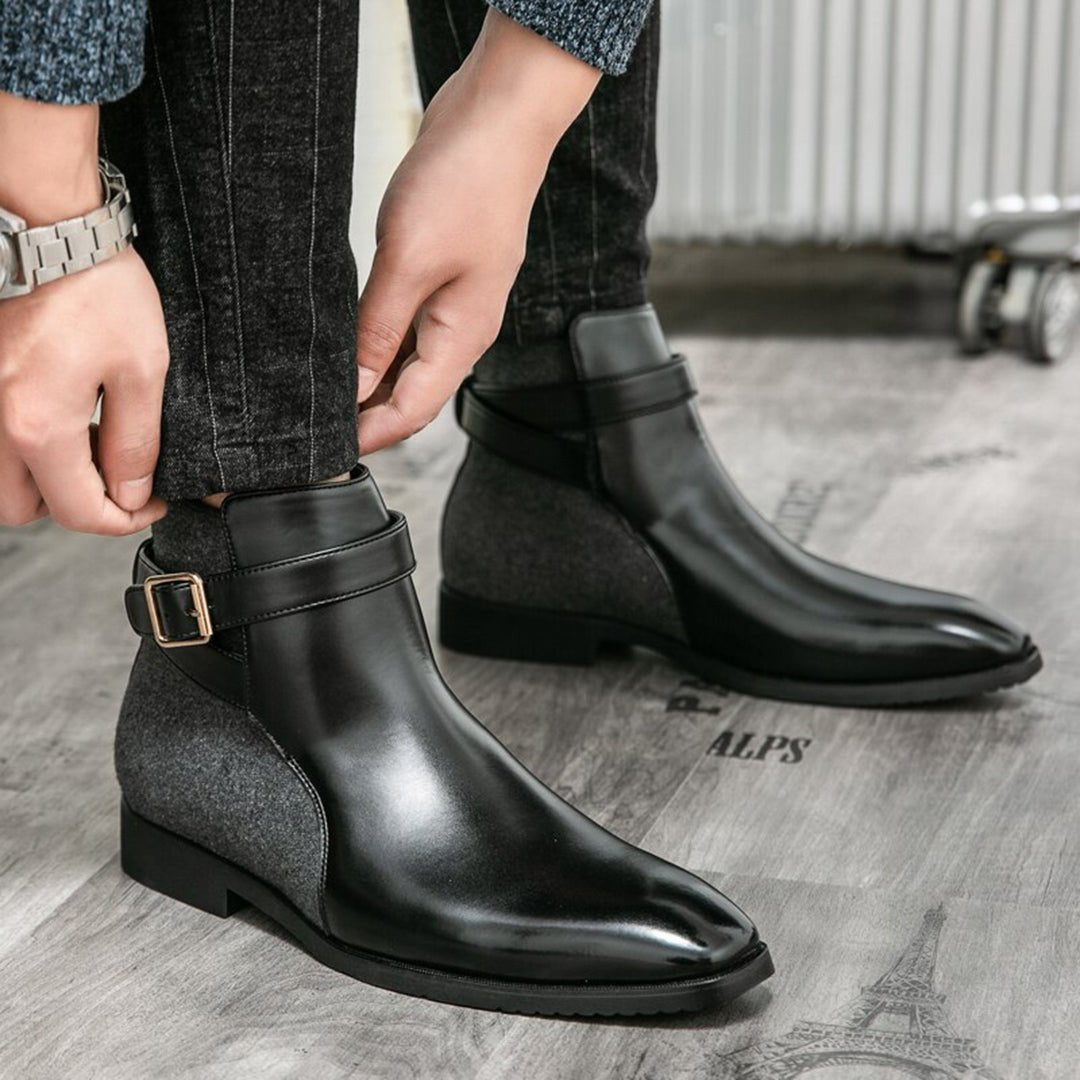 Ankle Boots Men Stylish Designed for Comfort Daily Versatility
