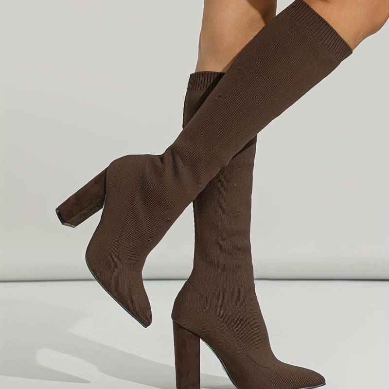Ankle Boots Women Ankle Length Block Heel Structured Upper Design