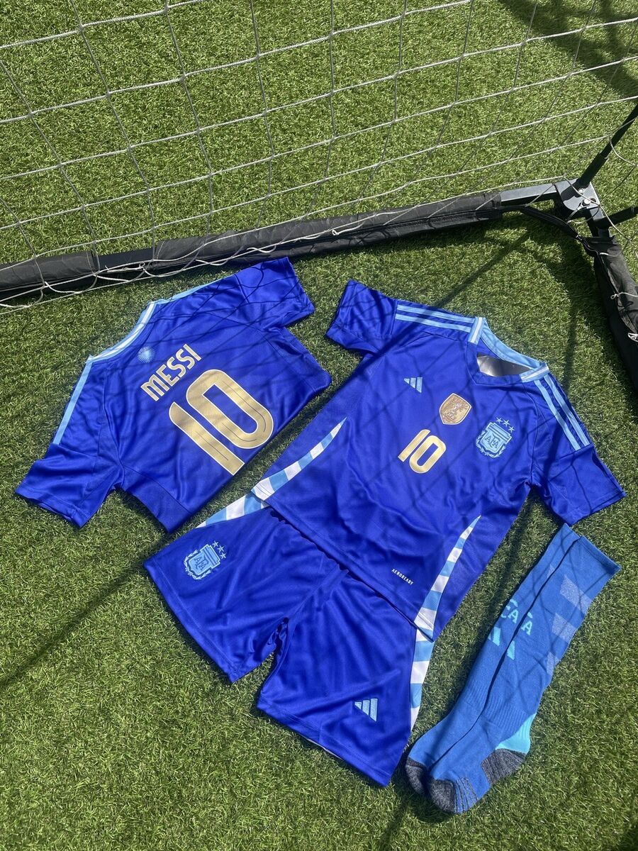 Argentinië uittenue voor kinderen 2024/2025 met Messi 10