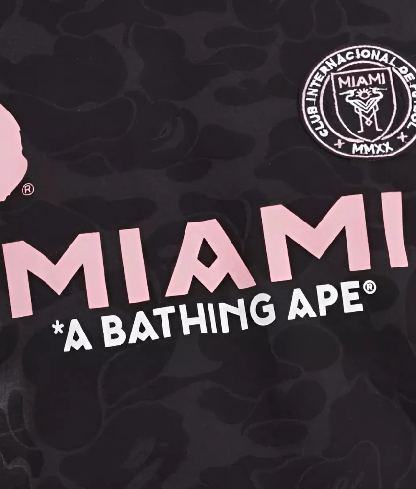 Maglia Bape X Inter Miami 2023/24 Camo nera