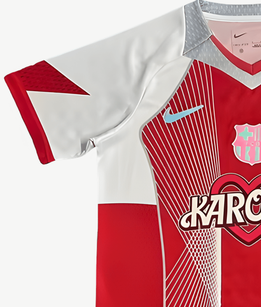 BARCELONA 2025/26 'KAROL G' SPECIALE EDITIE SHIRT (ROOD)
