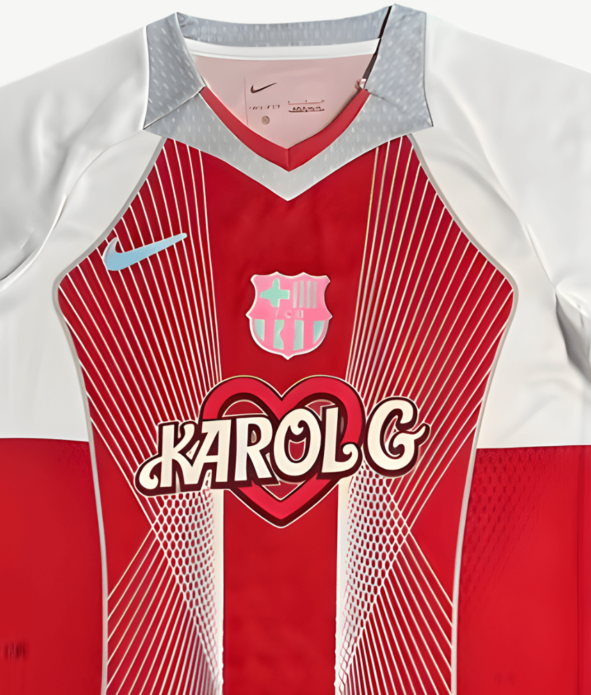 BARCELONA 2025/26 'KAROL G' SPECIALE EDITIE SHIRT (ROOD)