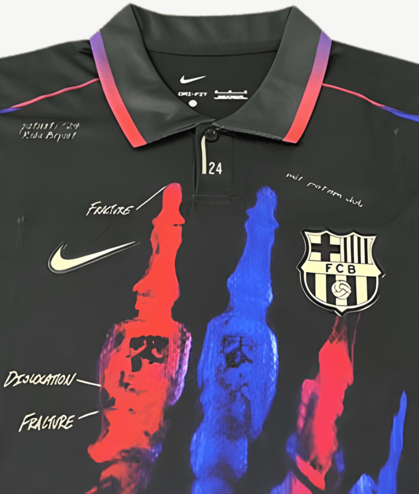 BARCELONA 2025/26 SPECIALE EDITIE-SHIRT MET SKELET