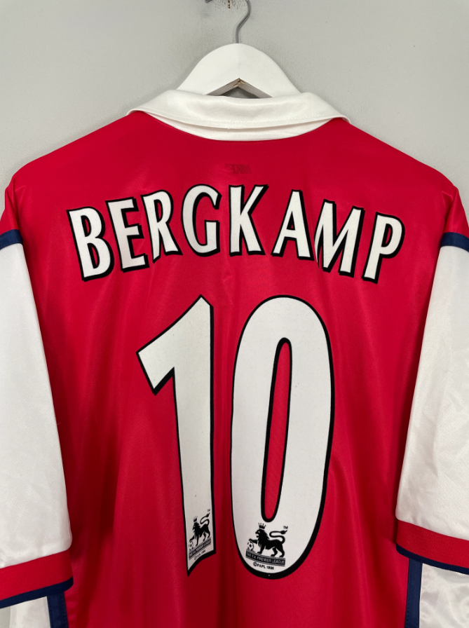 Vintage Arsenal 1996/97 thuisshirt – Dennis Bergkamp #10