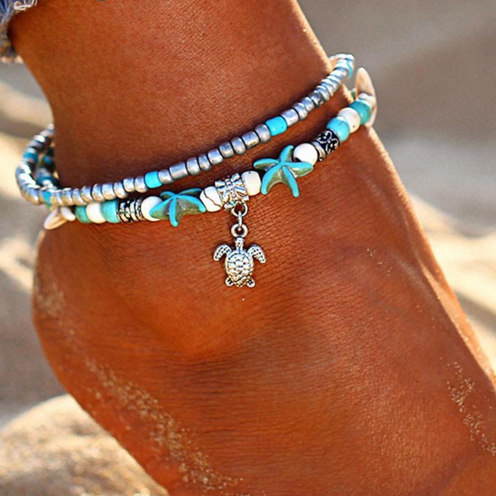 Bohemian style ankle bracelet