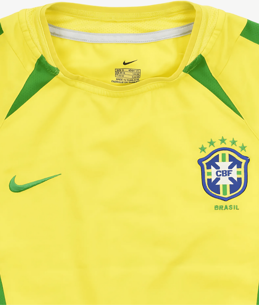 BRAZILIË 2002 RETRO THUISSHIRT