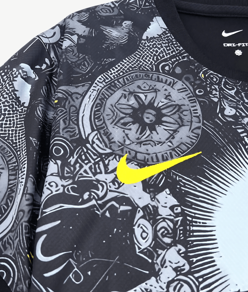 Maglia speciale nera Brasile 2024/25 «Cristo Redentore»