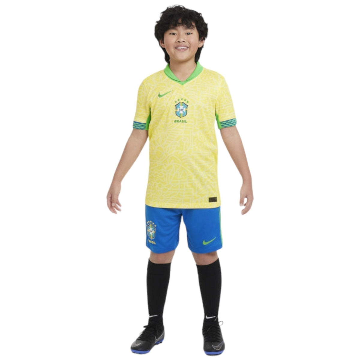 Completo casalingo del Brasile per bambini 2024/2025