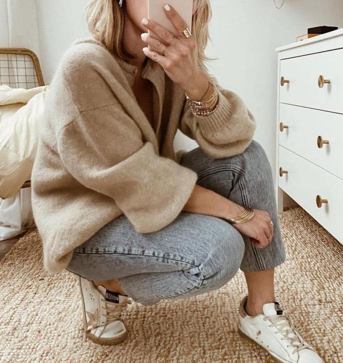 Cardigan Women Warm Elegant Long Sleeve All-Round Sweater