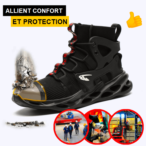 Lightweight and breathable safety shoes
