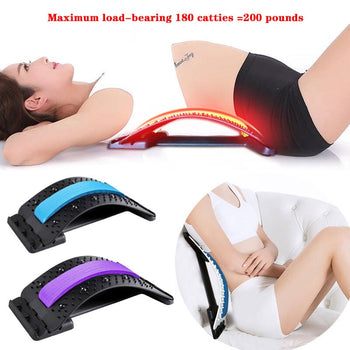 Self-therapy stretcher, back massage, spine correction