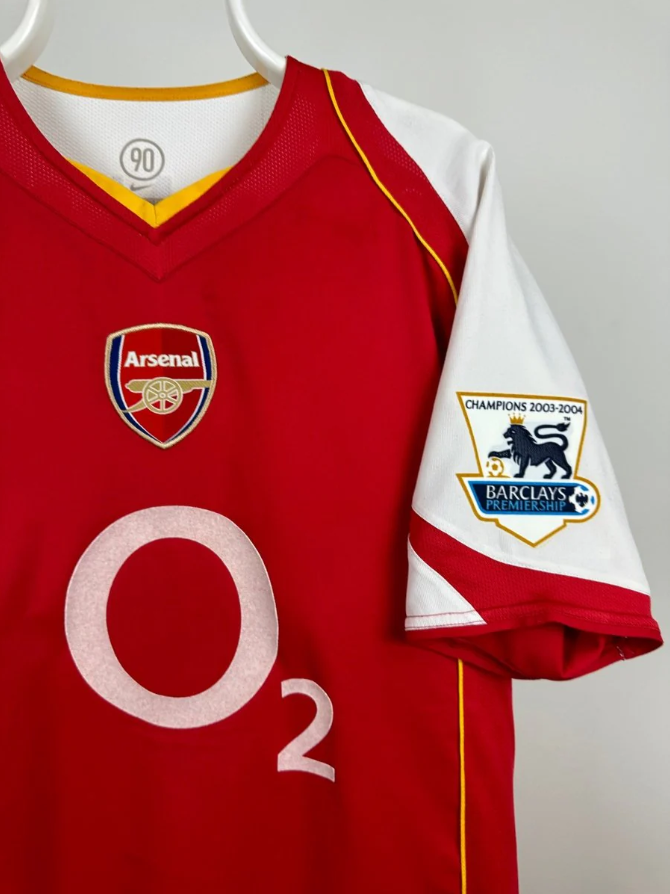 Arsenal 2003/2004 thuisshirt Thierry Henry #14 klassiek voetbalshirt