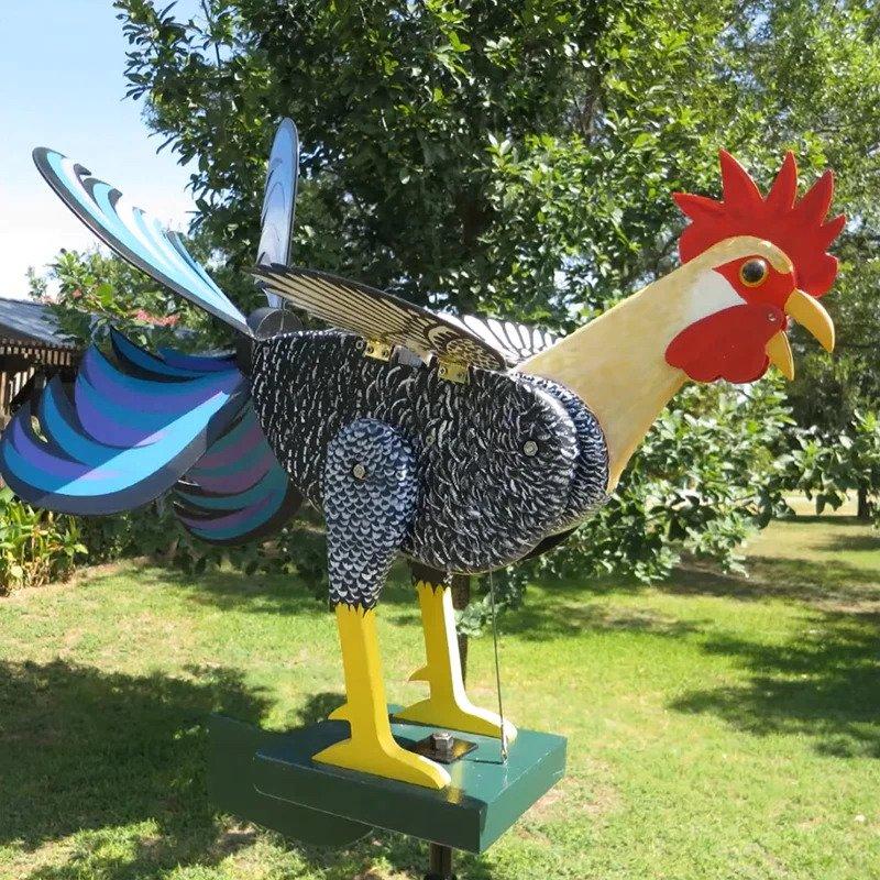Rooster windmill