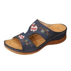 Women’s colorful flower orthopedic sandals
