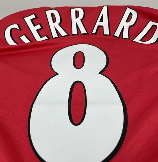 Liverpool 2005 Champions League-finaleshirt – Steven Gerrard #8