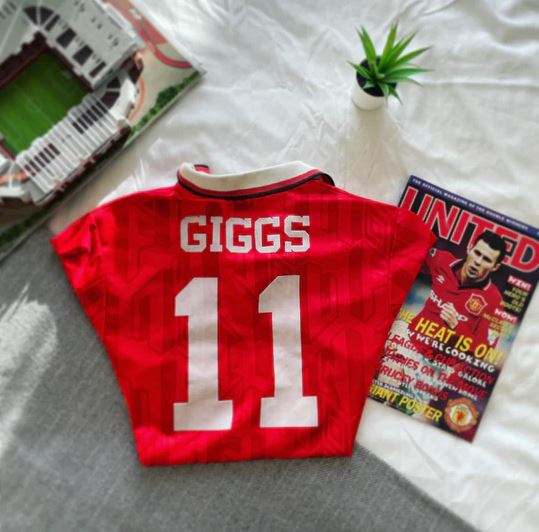 Manchester United 1992–94 thuisvoetbalshirt | #11 Ryan Giggs
