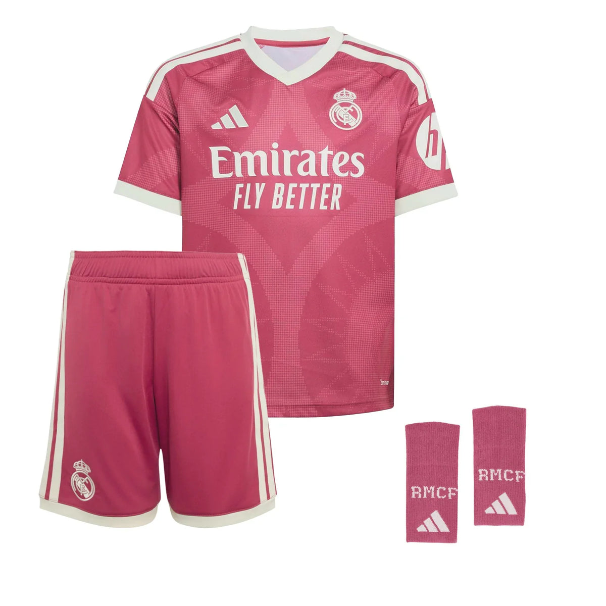 Real Madrid 2026/27 pink udebanesæt til børn