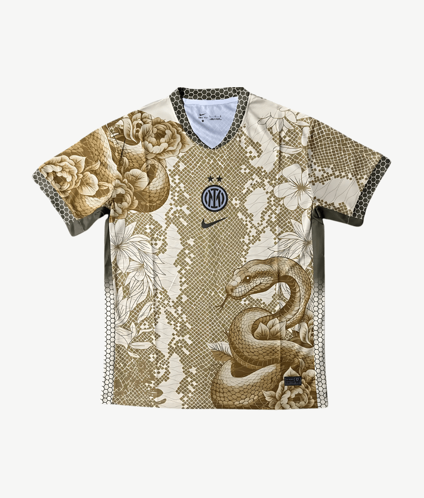 Maglia in edizione speciale dell'Inter «SERPENTE D'ORO» 2025/26