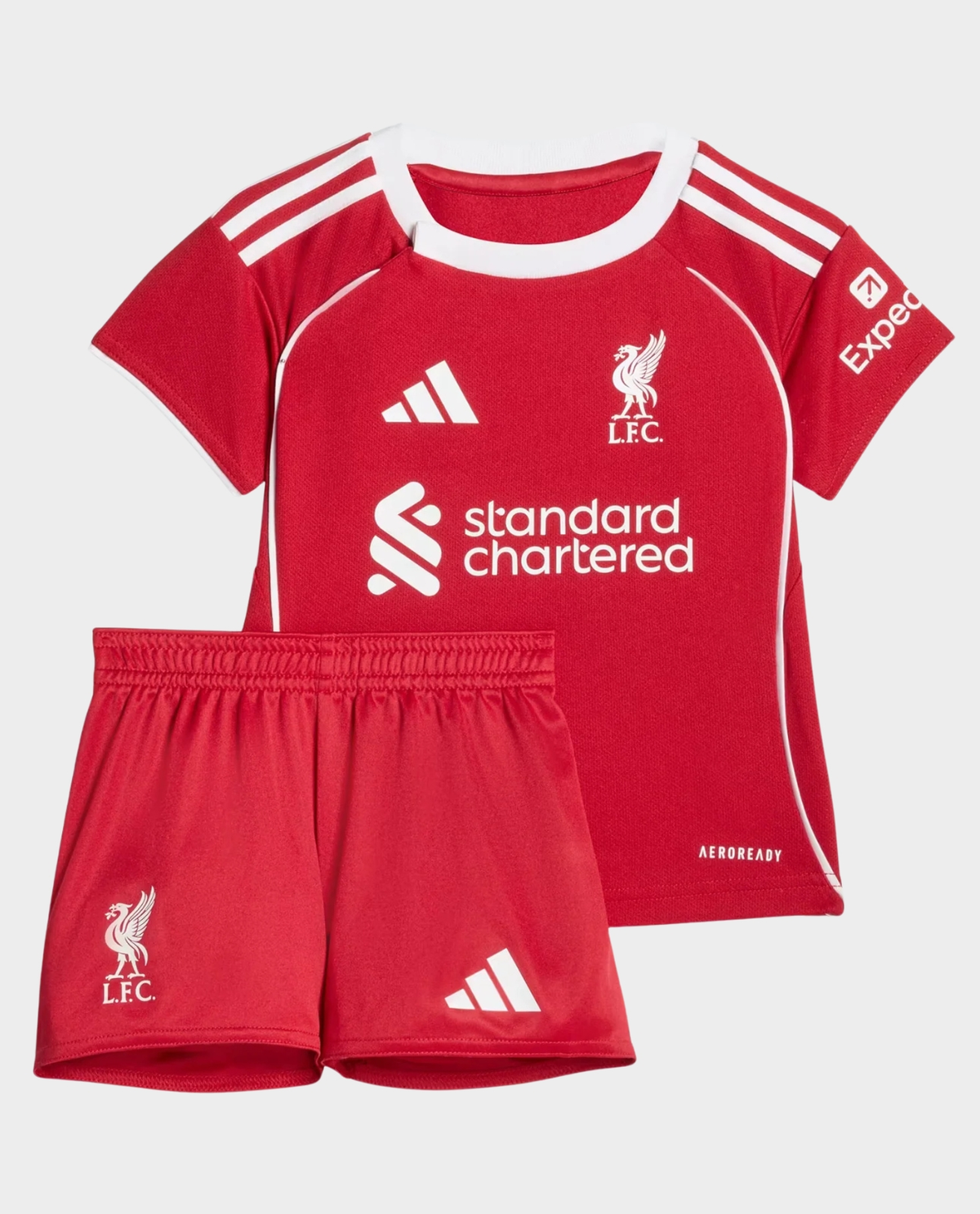 Tenue domicile de Liverpool pour enfants 2025-26