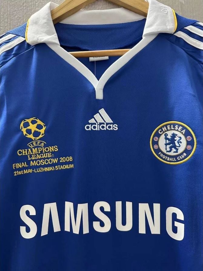 Chelsea 2008 retro-thuisshirt UCL-finale – Lampard #8