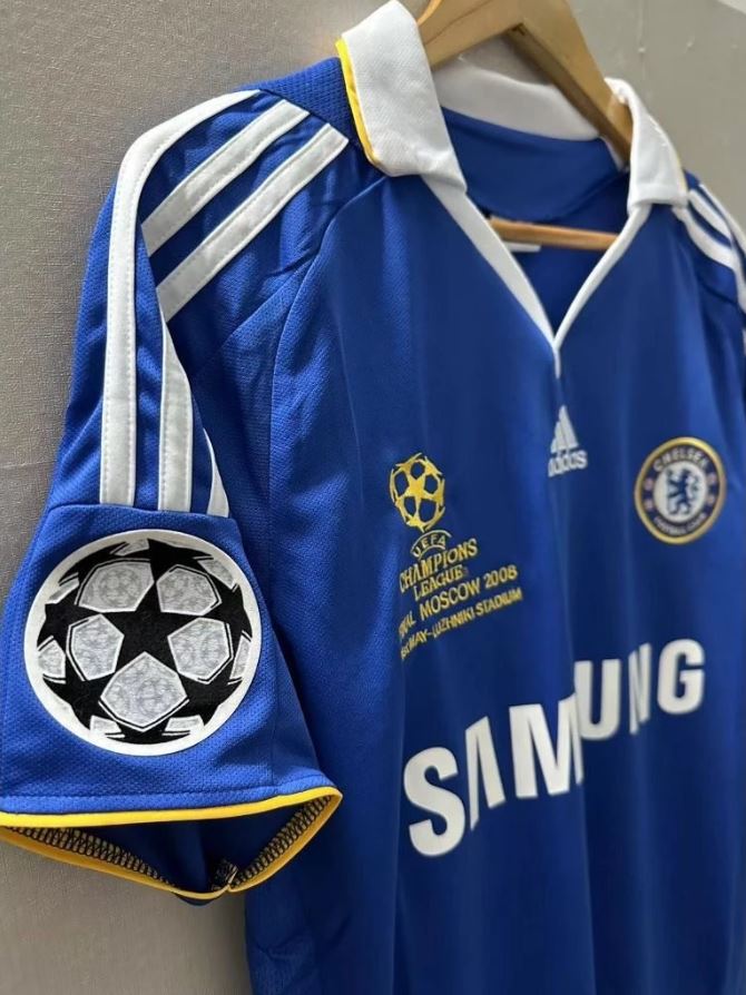 Chelsea 2008 retro-thuisshirt UCL-finale – Lampard #8