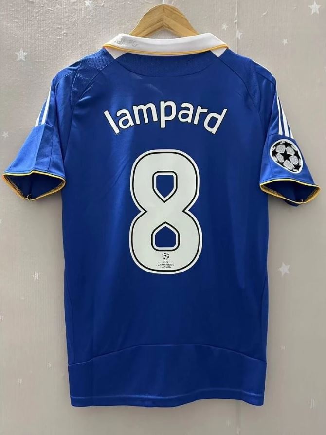 Chelsea 2008 retro-thuisshirt UCL-finale – Lampard #8
