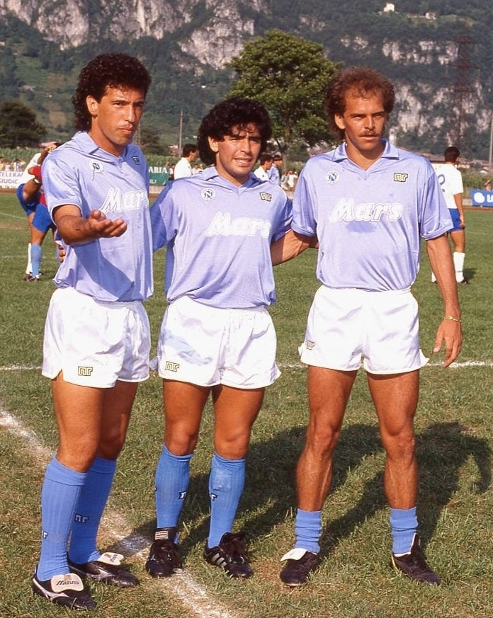 SCC Napoli-thuisshirt - 1988-1989