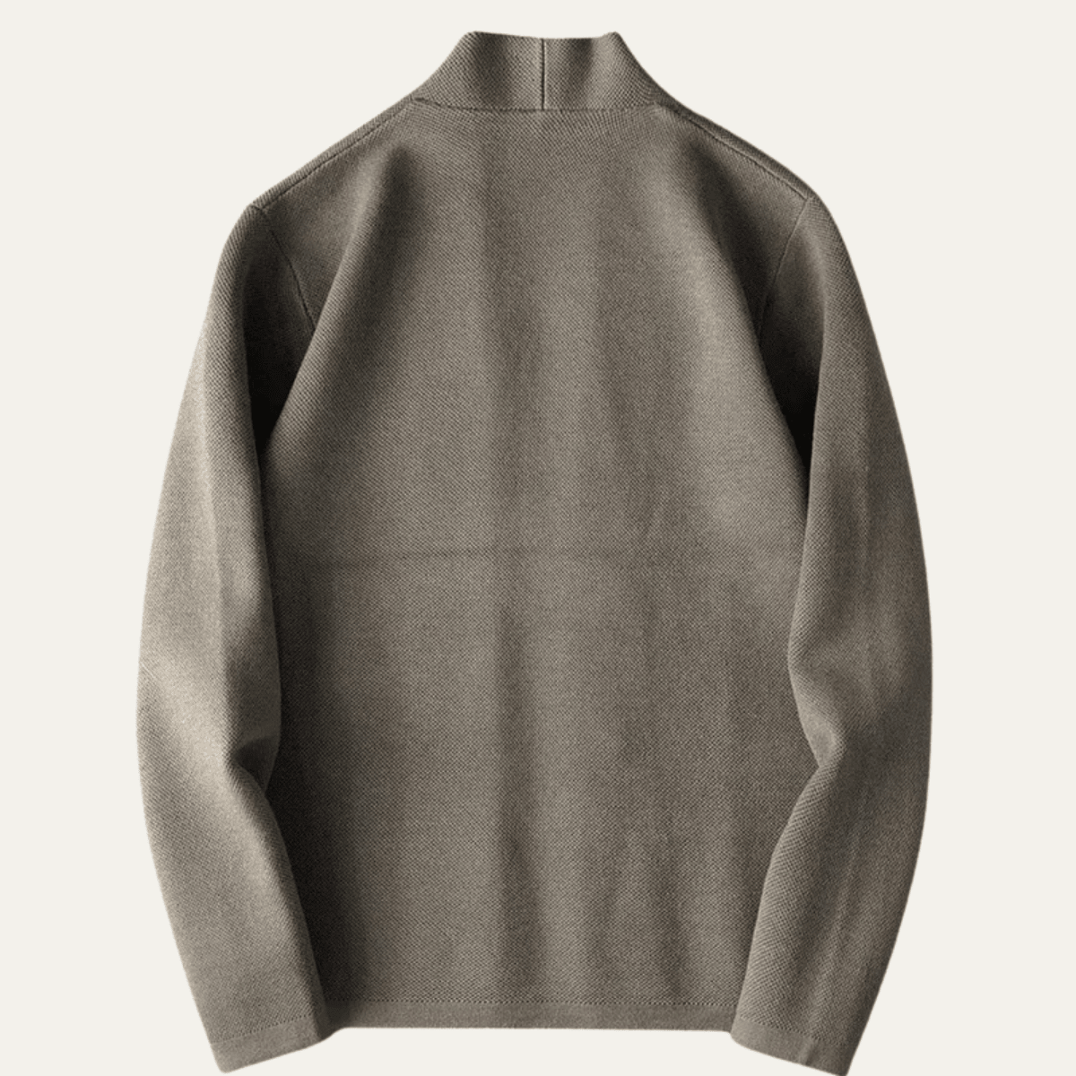 Men's Cardigan — Knit Button Front Tailored Fit Long Sleeve