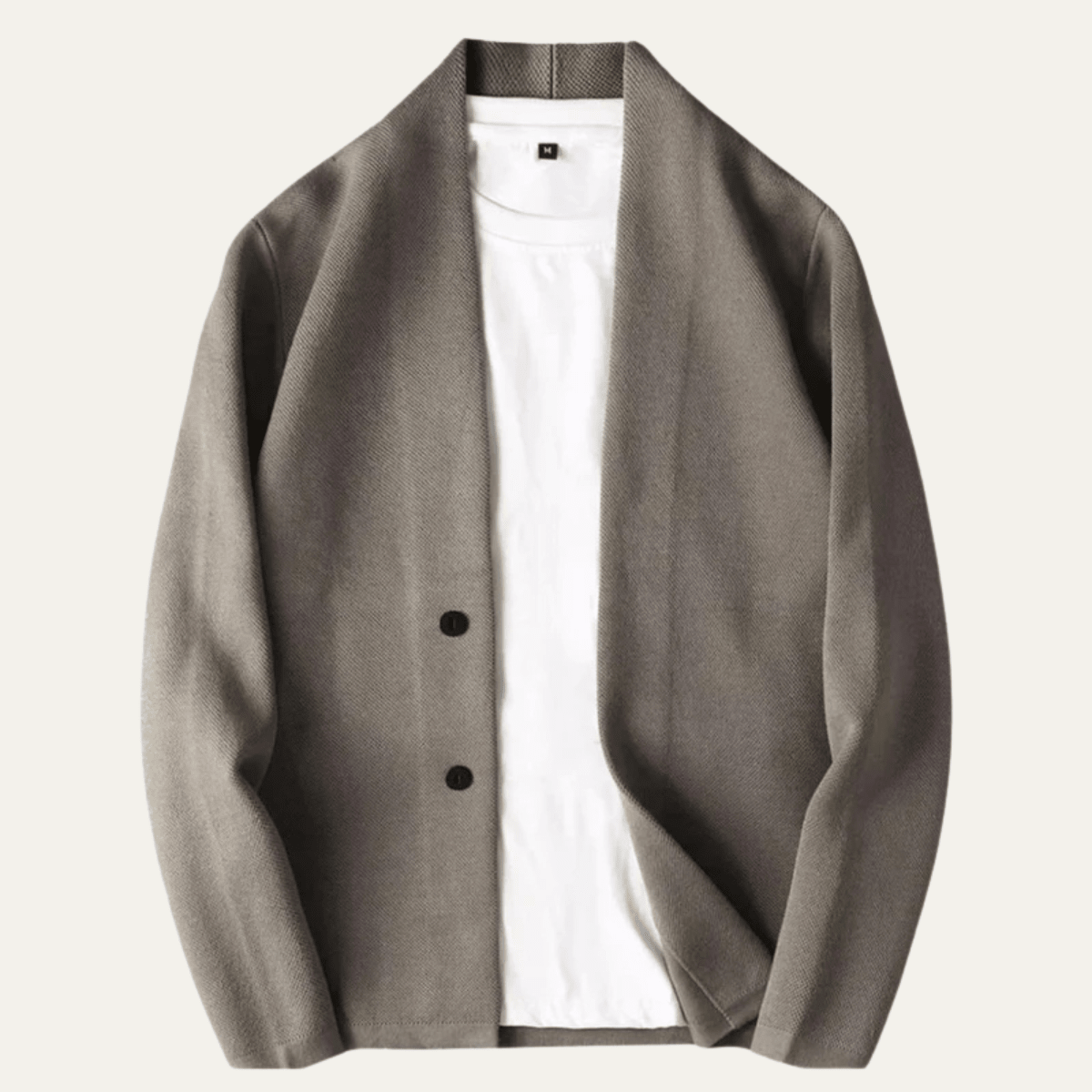 Men's Cardigan — Knit Button Front Tailored Fit Long Sleeve