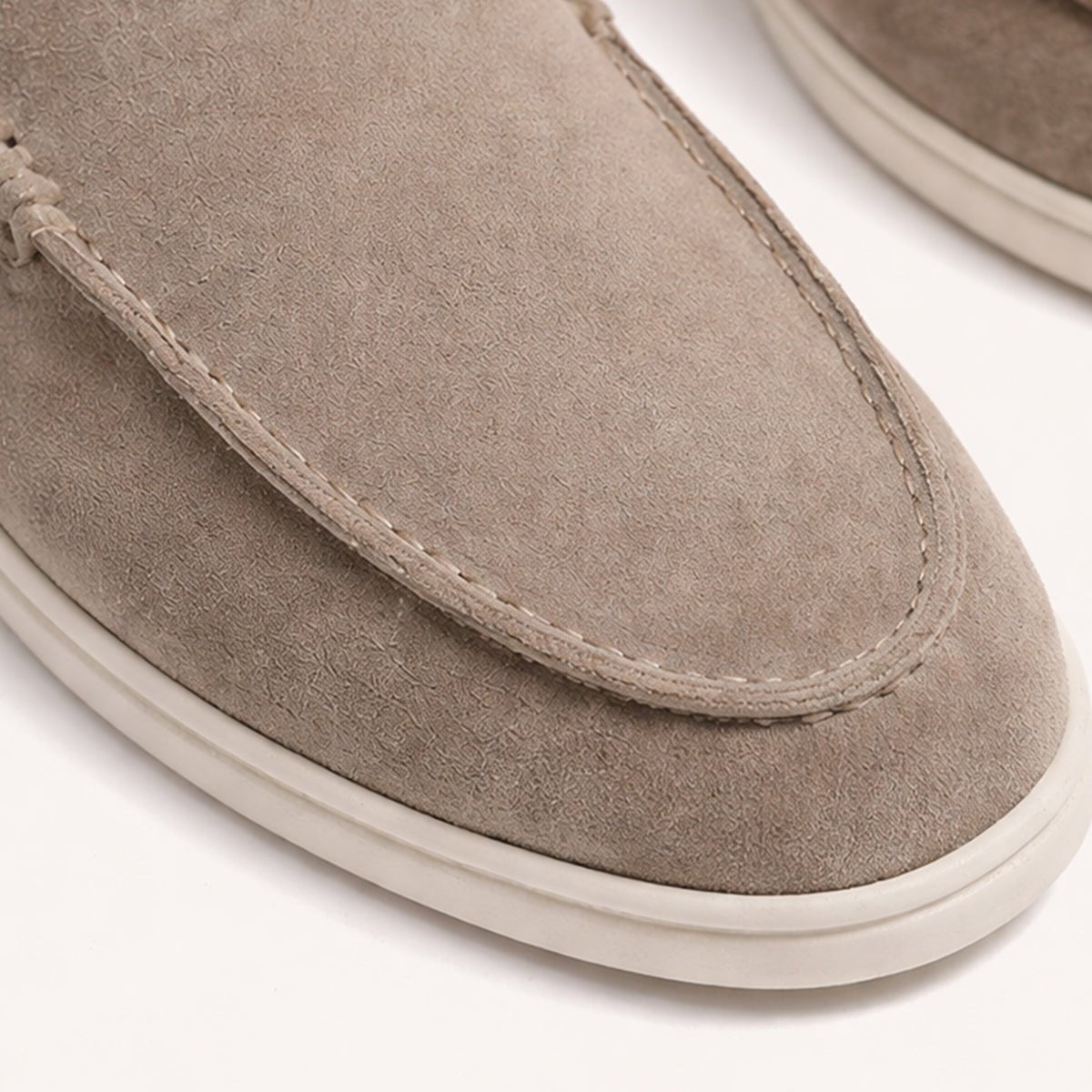 Men's Casual Slip-On Loafers — Rubber Sole Comfort