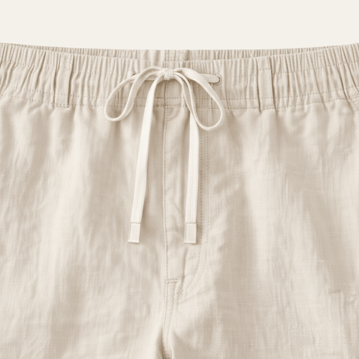 Men's Linen Cargo Trousers - Wide Fit Multi Pocket Design