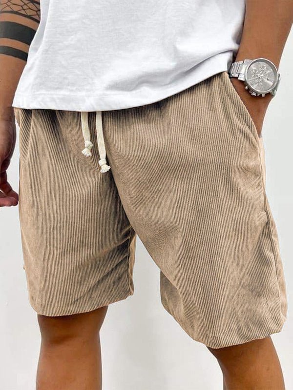Men's Linen Shorts - Loose Fit Short Length Pull-On Closure