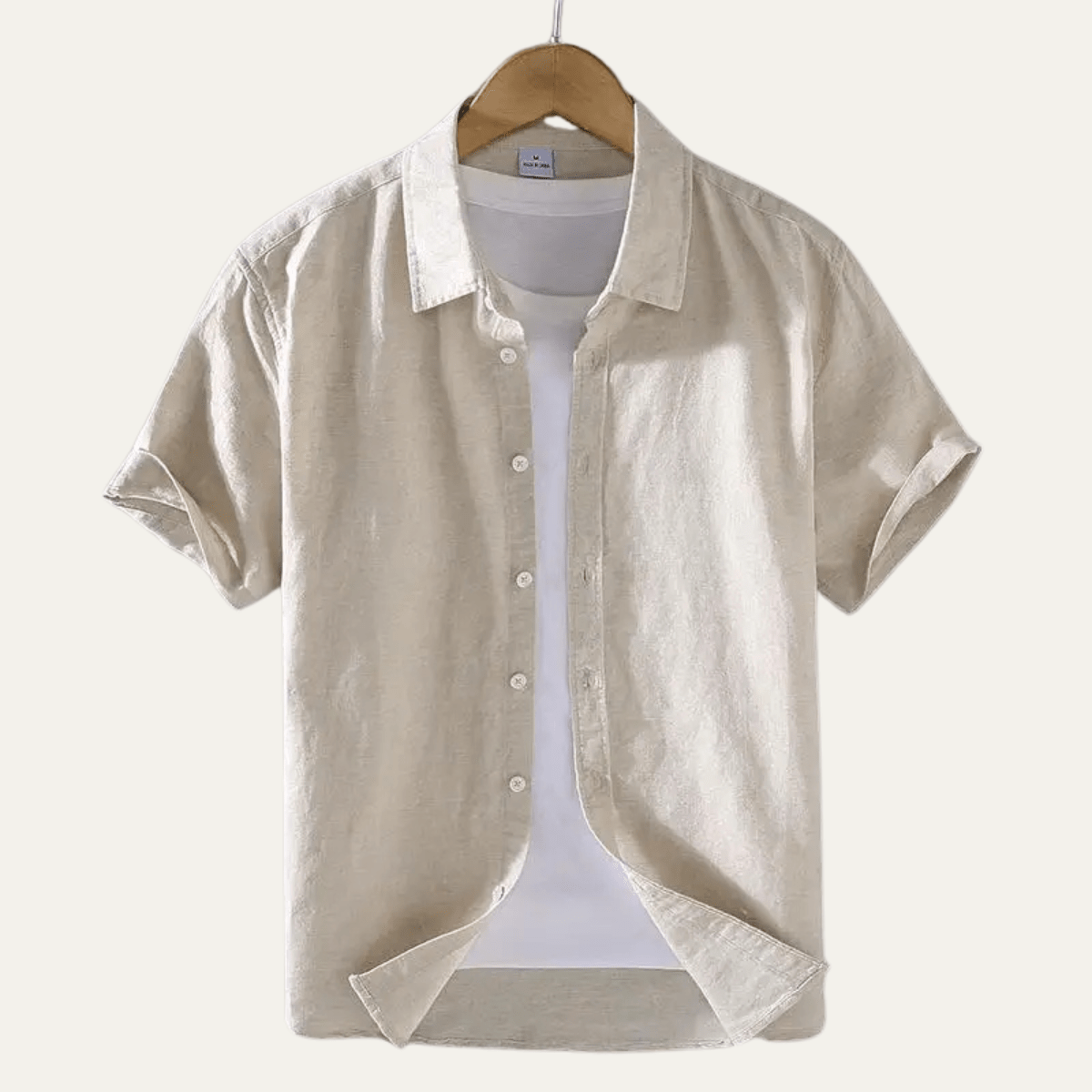 Men's Shirt — Short Sleeve Relaxed Fit Button-Down Collar