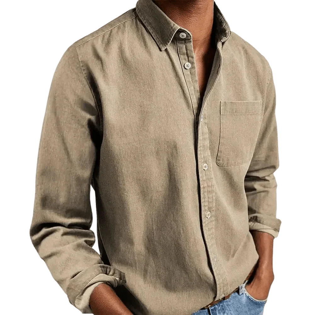 Men's Shirt — Straight Fit Standard Length Classic Cut