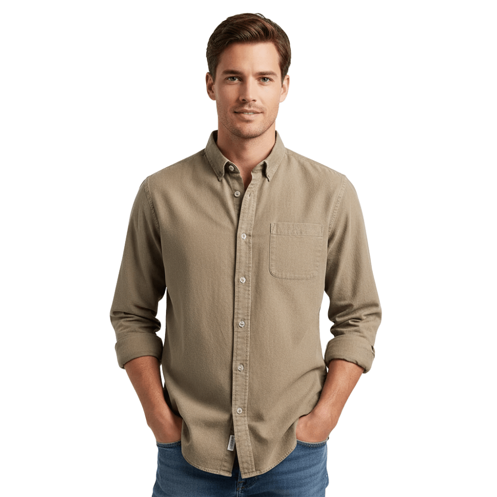 Men's Shirt — Straight Fit Standard Length Classic Cut