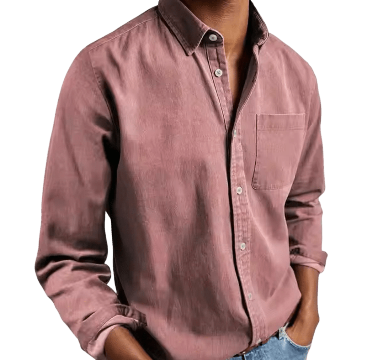 Men's Shirt — Straight Fit Standard Length Classic Cut